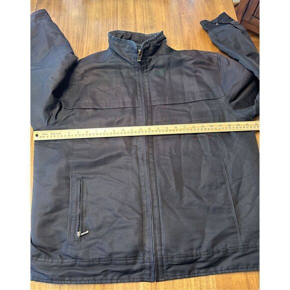 Men’s Dockers Jacket Black Polyester - Size Large - Picture 11 of 12